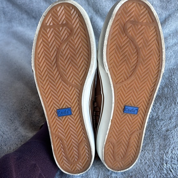 Keds Fringe Zip Bootie in Brown Suede Size 7 EUC - Picture 6 of 8